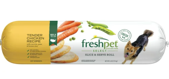 Fresh pet Healthy & Natural Dog Food;  Fresh Chicken Roll;  1lb