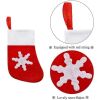 2PC Mini Christmas Stockings Xmas Party Table Knife Spoon Fork Bag Christmas Sock Decoration Tableware Bags Hanging Ornament