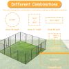 Dog Playpen Outdoor, 16 Panels Dog Pen 40" Height Dog Fence Exercise Pen with Doors for Large/Medium/Small Dogs, Portable Pet Playpen for Yard, RV, Ca