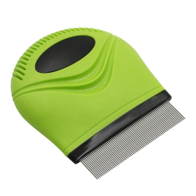 Pet Life 'Grazer' Handheld Travel Grooming Cat and Dog Flea and Tick Comb