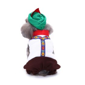 Pet Clothes Creative Halloween Christmas Dog Clothes (Option: SDZ59 Service Male-L)