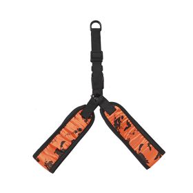 Pet Traction Chest Strap Large, Medium And Small Dogs Hand Holding Rope (Option: Orange-M)