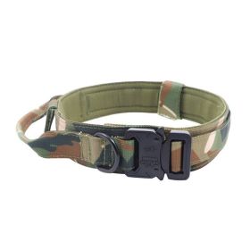 Fashion Personalized Tactical Dog Collar (Option: Camouflage Color-M)