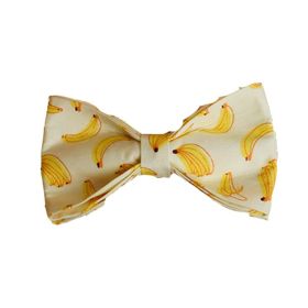 Yellow Banana Dog Traction Rope (Option: Bow knot-L)