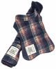 Touchdog 2-In-1 Tartan Plaided Dog Jacket With Matching Reversible Dog Mat