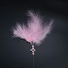 1Pc Cat Interactive Toy Stick Feather Wand with Small Bell Toys Plastic Artificial Colorful Cat Teaser Toy Supplies