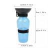 1pc Dog Water Bottle; Plastic Dog & Cat Water Bottle Mug 500ml For Outdoor Travel